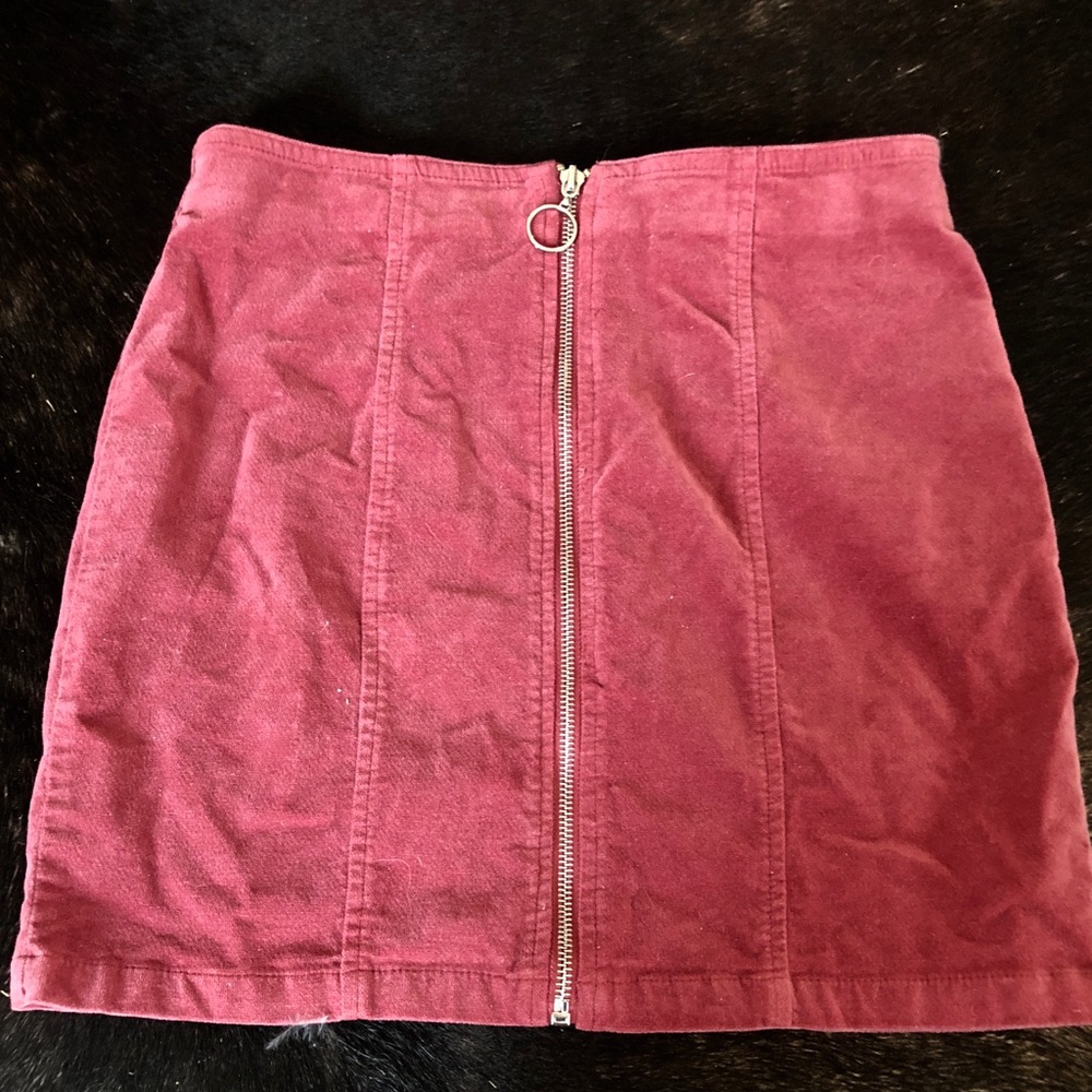 Forever 21 Zipper mini skirt